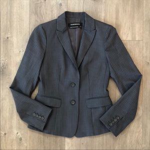 Club Monaco Dark Gray Pin Striped Blazer